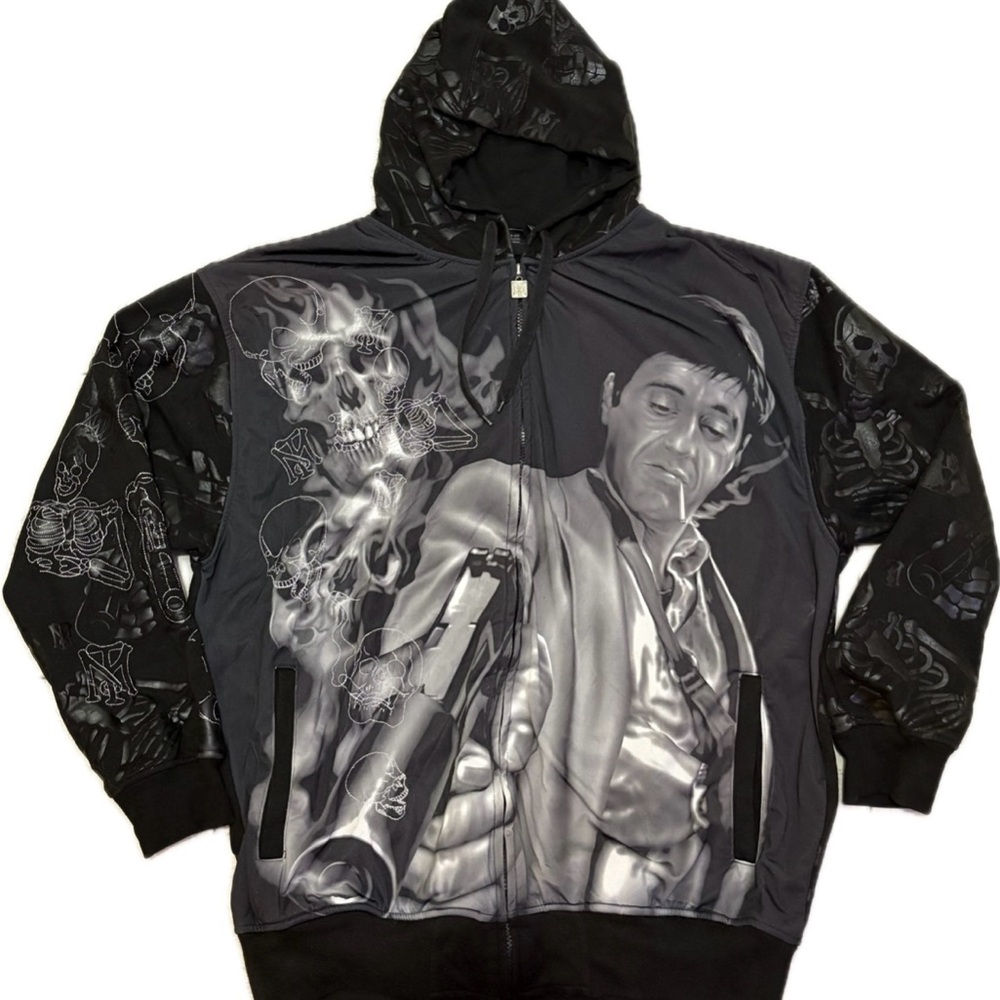 RARE Vintage Scarface Zip Up Hoodie
